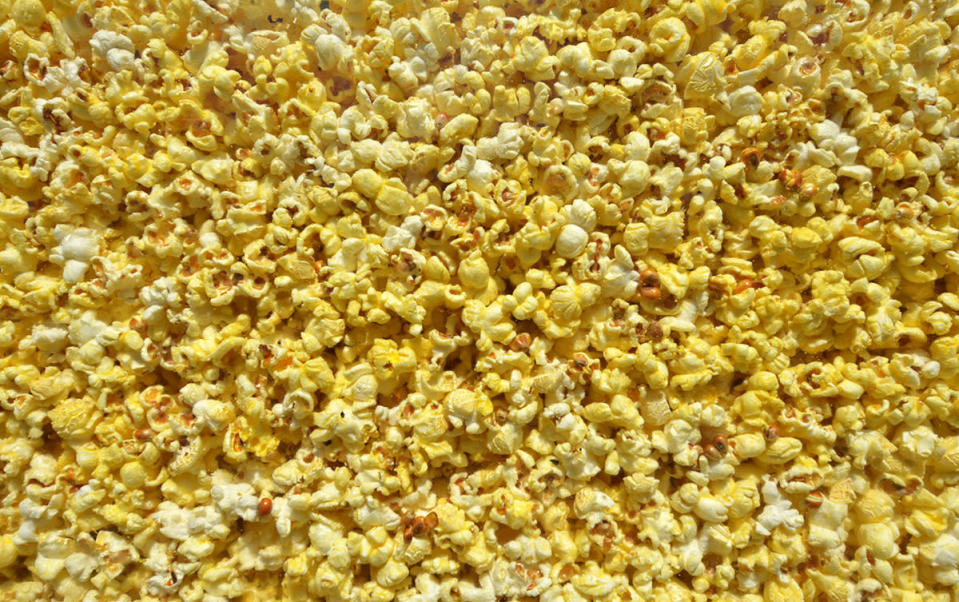 Butter flavoured popcorn 