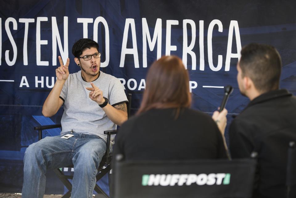 HuffPost interviews Mark Lucero&nbsp;at the Albuquerque Sign Language Academy.