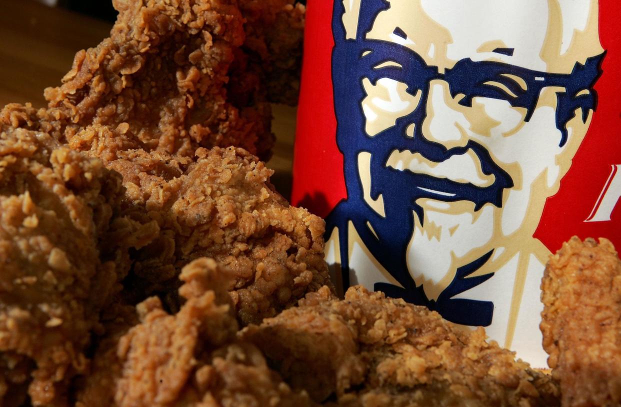 KFC says it is because of delivery 'hiccups': Getty