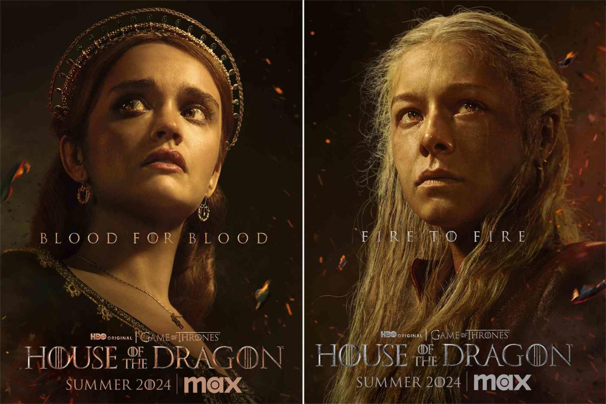 “House of the Dragon” season 2 firstlook posters demand 'blood for blood'