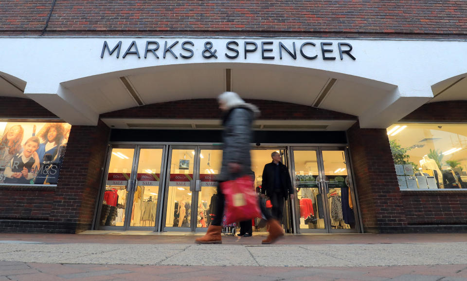 M&S A view of the Marks & Spencer branch in Ashford, Kent, as the company has named it amongst the next wave of stores earmarked for closure in its reorganisation plan.