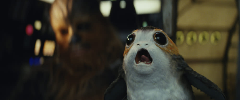 There weren’t nearly enough Porgs in “The Last Jedi” to my liking