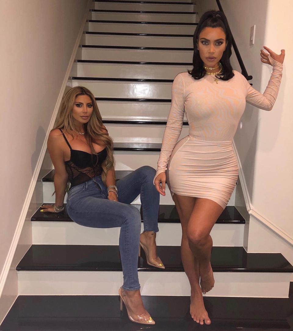 Larsa Pippen and Kim Kardashian