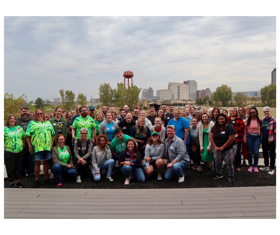 Employees of Mid-Ohio Psychological Services, a four-county community mental-health agency, participated in the National Alliance on Mental Illness Mid-Ohio's annual Fun Walk on April 27.