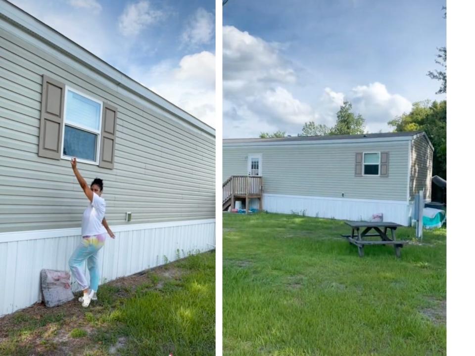 Pictures of the home from the outside.