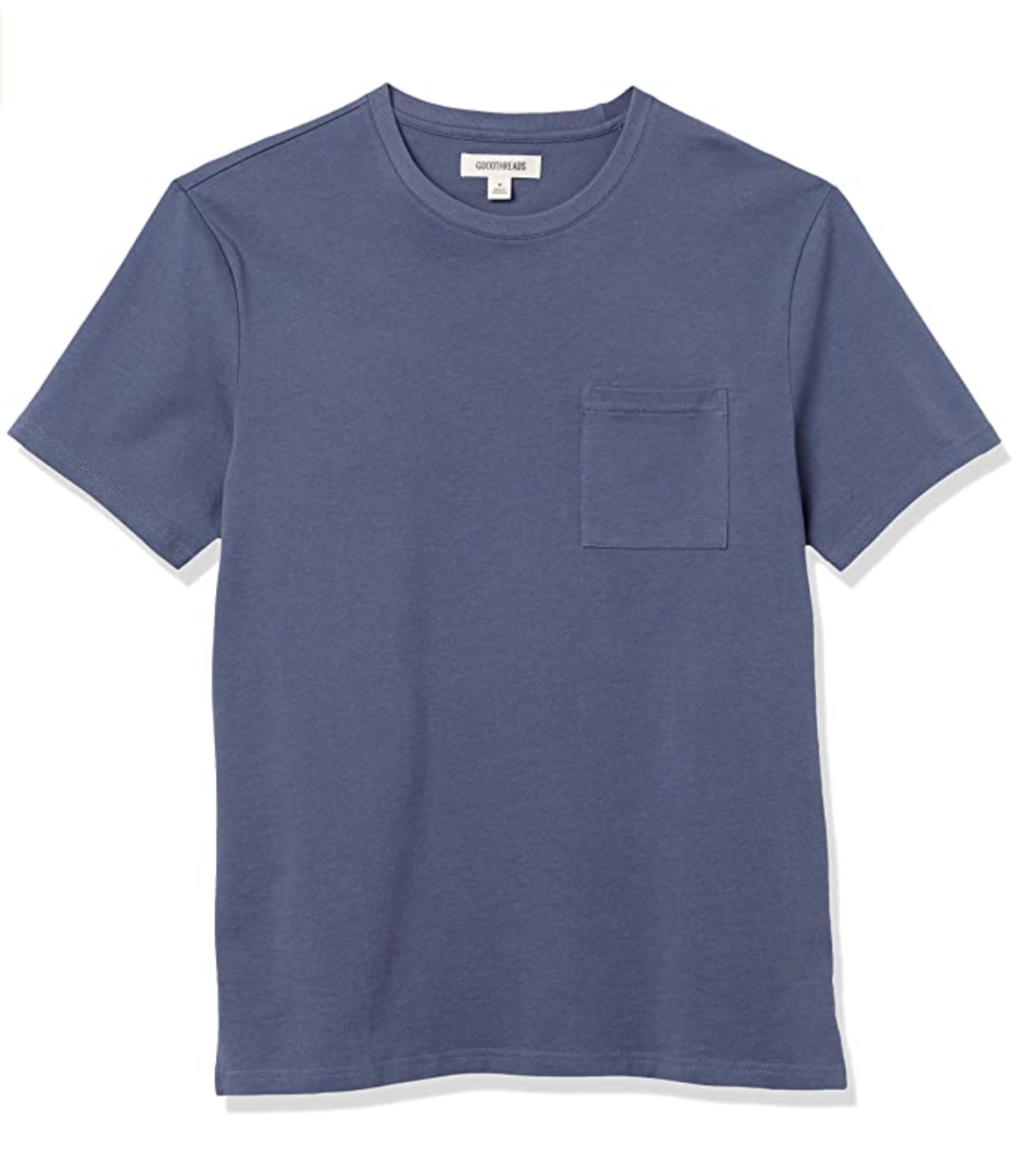 Goodthreads Men's Heavyweight Oversized Short-Sleeve Crewneck T-Shirt