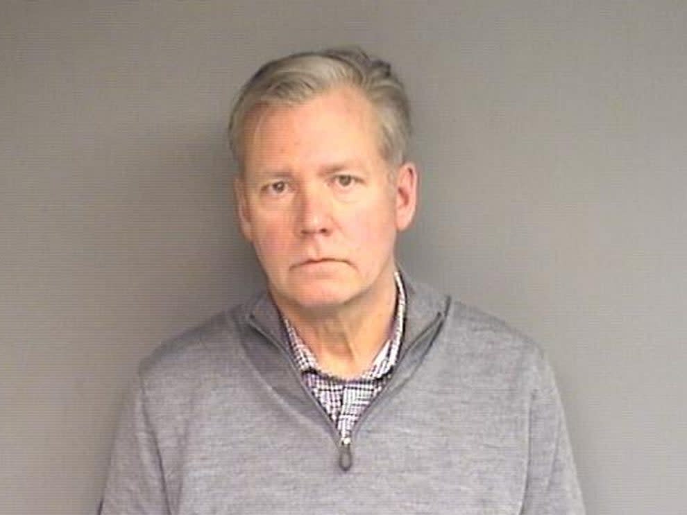 An arrest warrant has been issued for former ‘To Catch a Predator’ host Chris Hansen after he failed to appear in court.  (Stamford Police Department)