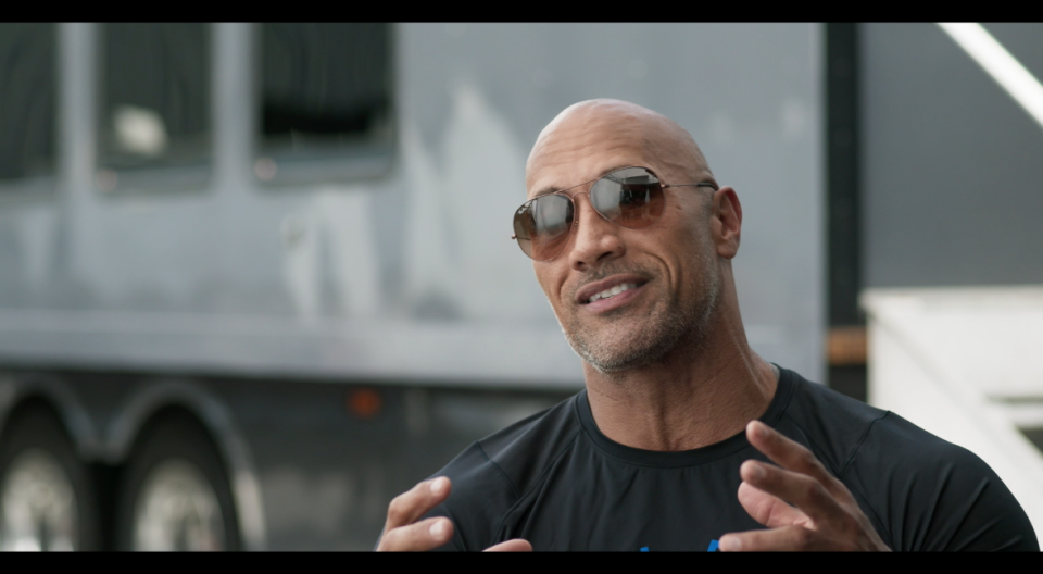 The Rock shown in an insightful interview in a new documentary on Pittsburgh area wrestling hall-of-famer Kurt Angle.