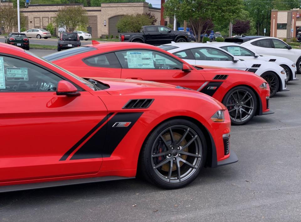 Roush Mustangs have a distinctive profile.