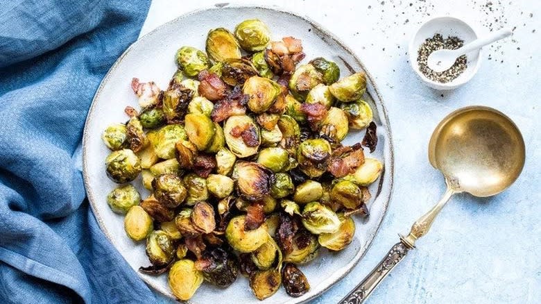 maple bacon Brussels sprouts