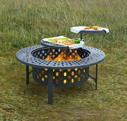 Hayler wood burning outdoor fire pit (44% off)