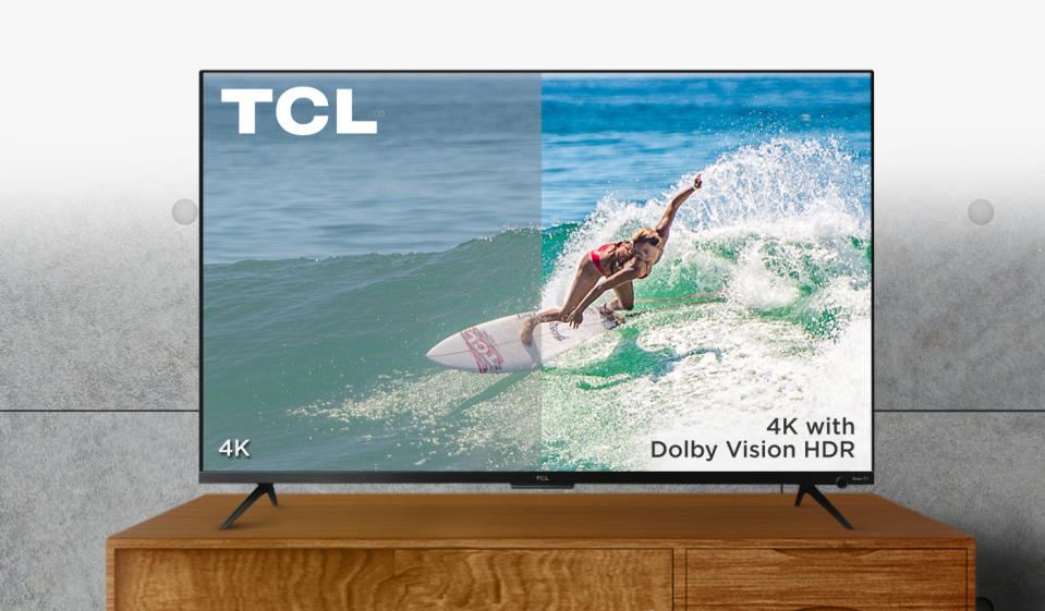 This TCL 4K TV is on sale at Amazon for $371 off! (Photo: Amazon)