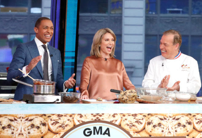 TJ Holmes, Amy Robach and Jacques Torres