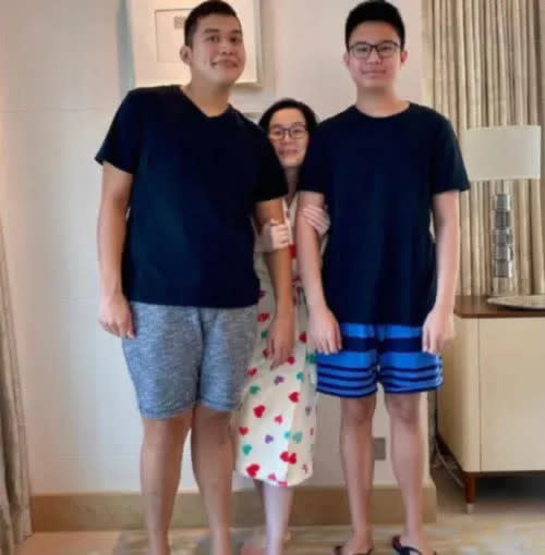 Kris Aquino has two sons, Joshua and Bimby