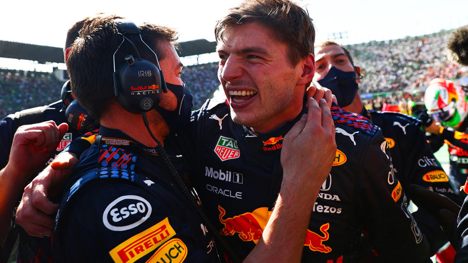 Max Verstappen extended his F1 championship lead after winning the Mexican GP.