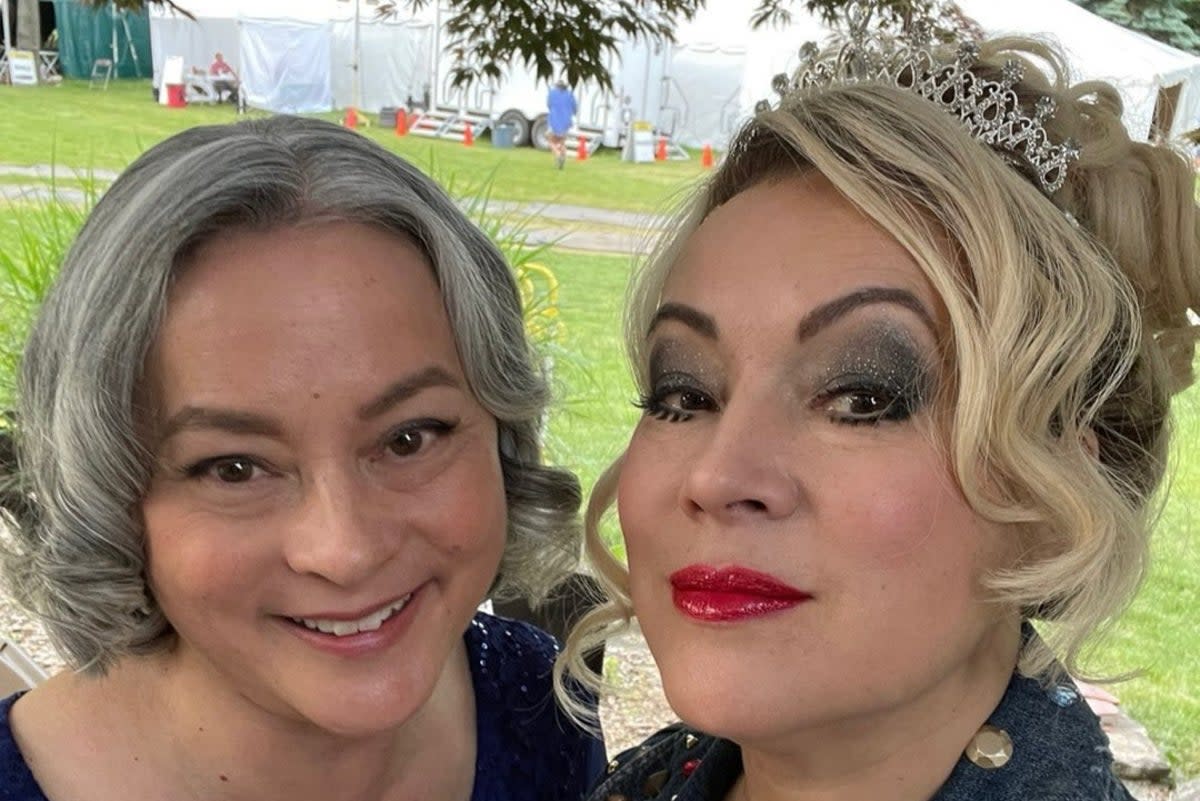 Sisters Meg and Jennifer Tilly have discussed their happiness at finally working together on TV show Chucky  (Jennifer Tilly)