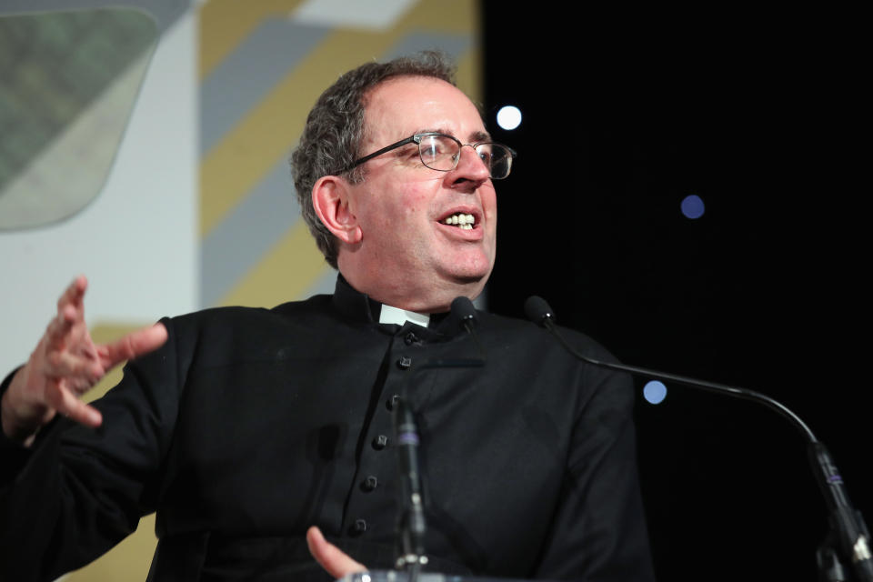 LONDON, ENGLAND - SEPTEMBER 24:  The Reverend Richard Coles attends the St John Ambulance Everyday Heroes Awards, supported by Laerdal Medical, which celebrate those that save lives and champion first aid in communities, at Hilton Bankside on September 24, 2018 in London, England.  (Photo by Mike Marsland/Mike Marsland / Getty Images for St John Ambulance)
