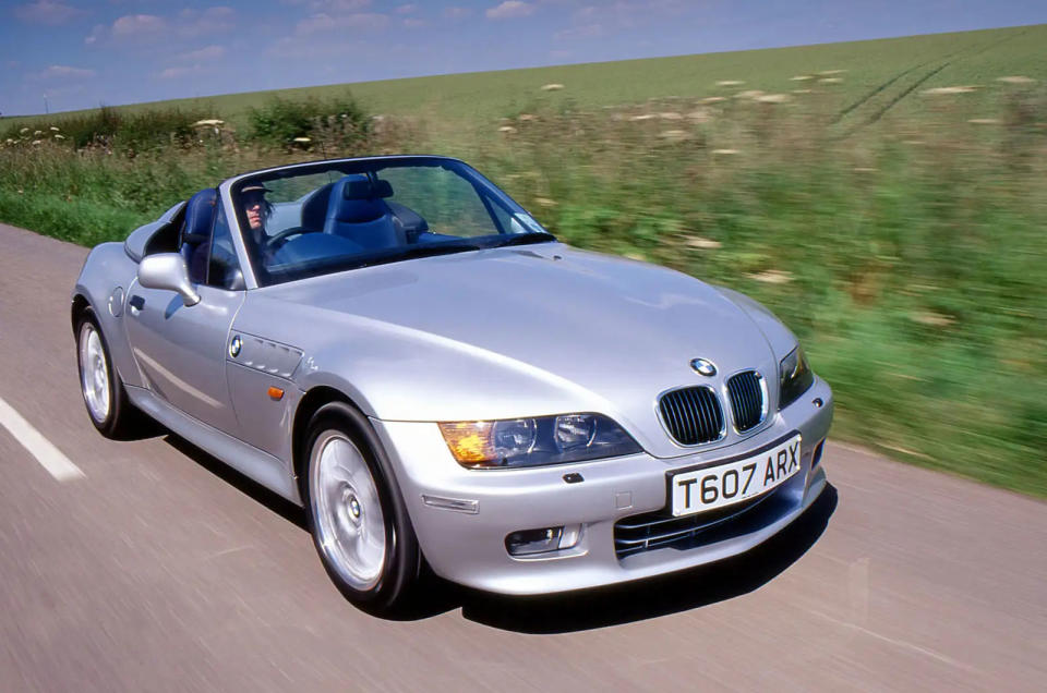 <p>The second of BMW’s Z cars (for <em>Zukunft</em>, meaning ‘future’), and the first produced in large numbers, was offered with several engines, including some four-cylinder units with capacities of <strong>under 2.0 litres</strong>.</p><p>Contrasting views were expressed. Some people felt that smallest engines in the range were ridiculously weak, and quite unsuitable for a sporty BMW. Others said that Z3s fitted with them handled beautifully, and had a balance unmatched by the more powerful six-cylinder versions.</p>