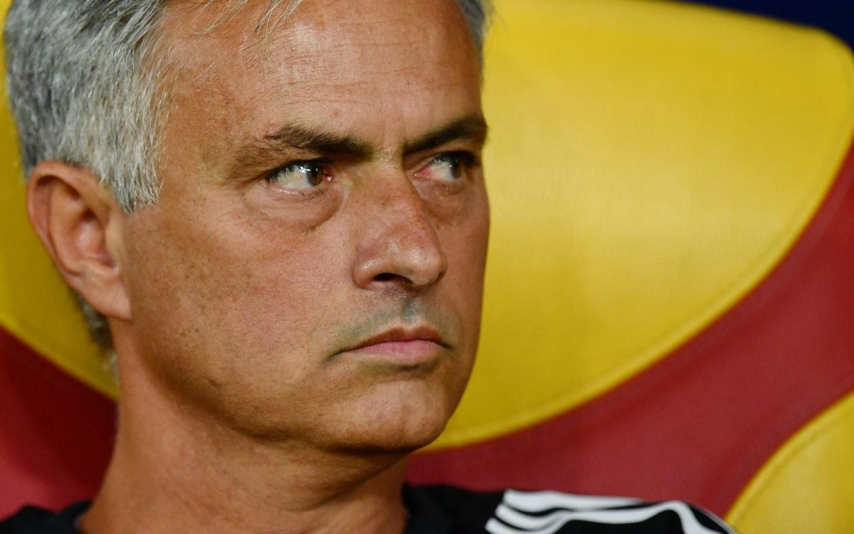 Jose Mourinho, the Manchester United manager, admits his club are weighed down by their history - Getty Images Europe