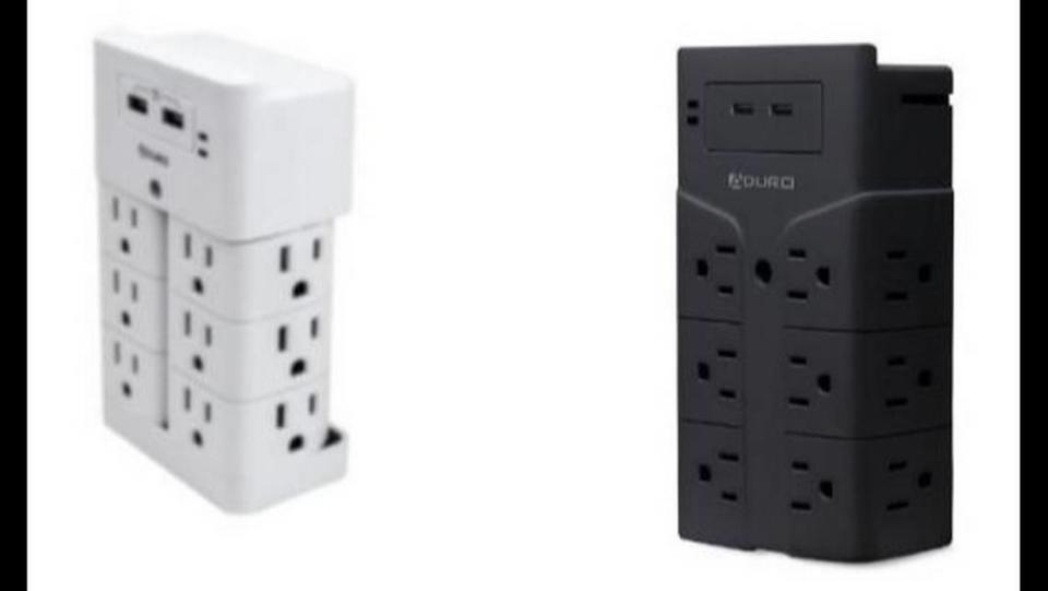 These Aduro Surge Wall Charging Tower with 12 Outlets and Dual USB Ports have been recalled.