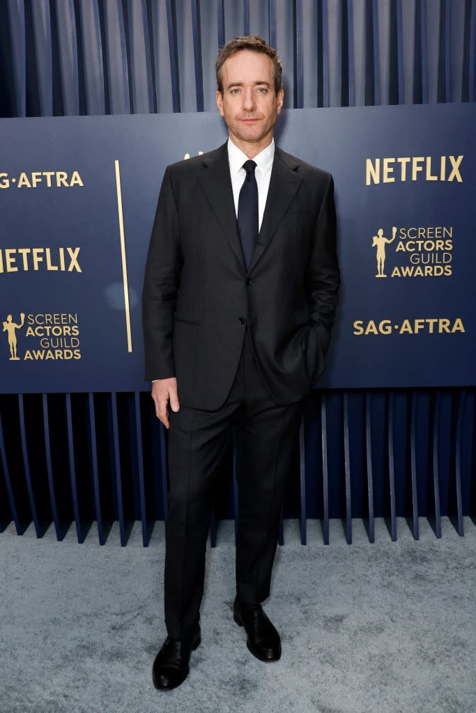 Matthew Macfadyen attends the 30th Annual Screen Actors Guild Awards at Shrine Auditorium and Expo Hall on February 24, 2024 in Los Angeles, California.