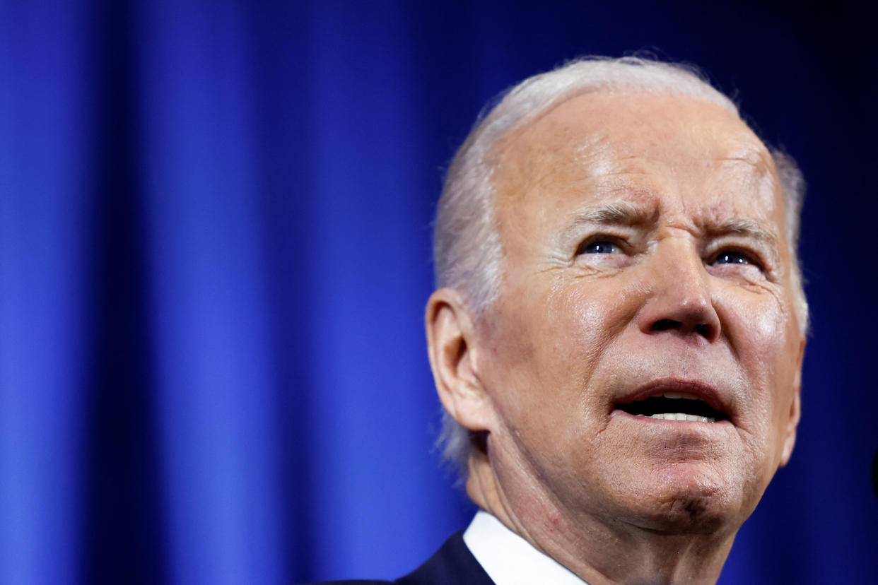 President Biden addresses the White House Tribal Nations Summit. 