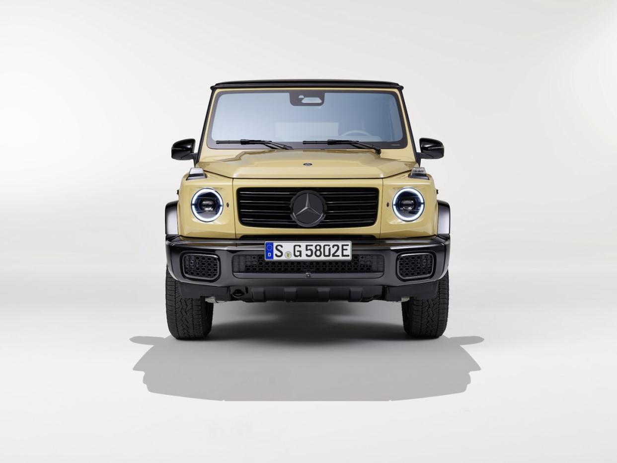 mercedes benz g 580 with eq technology press images