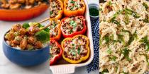 <p>Let's face it, <a href="https://www.delish.com/uk/cooking/recipes/g33530905/chicken-weeknight-dinners/" rel="nofollow noopener" target="_blank" data-ylk="slk:weeknight cooking;elm:context_link;itc:0;sec:content-canvas" class="link ">weeknight cooking</a> can be a chore (don't even trying denying it). Especially if you've had a long day at work, the last thing you want to do is cook up a complex, à la carte meal, right? Head this way...We're all about easy to make, delicious to eat midweek meals that take barely any effort on your part (and usually involve just throwing some ingredients together). So, whether it's a platter-full of <a href="https://www.delish.com/uk/cooking/recipes/a31656829/cheesy-baked-tacos-recipe/" rel="nofollow noopener" target="_blank" data-ylk="slk:Cheesy Chicken Tacos;elm:context_link;itc:0;sec:content-canvas" class="link ">Cheesy Chicken Tacos</a>, a mountain of <a href="https://www.delish.com/uk/cooking/recipes/a30698358/ricotta-pasta-recipe/" rel="nofollow noopener" target="_blank" data-ylk="slk:Lemon Ricotta Pasta;elm:context_link;itc:0;sec:content-canvas" class="link ">Lemon Ricotta Pasta</a> or an oversized portion of <a href="https://www.delish.com/uk/cooking/recipes/a35761653/chicken-katsu-curry/" rel="nofollow noopener" target="_blank" data-ylk="slk:Chicken Katsu Curry;elm:context_link;itc:0;sec:content-canvas" class="link ">Chicken Katsu Curry</a>, we've rounded up our favourite midweek meals for you to try ASAP. </p>