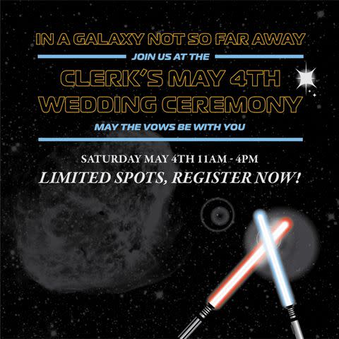 <p>Pinellas.gov </p> 'May the Vows Be With You' poster