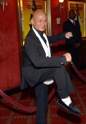 Gordon Liu at the New York premiere of Miramax's Kill Bill: Volume 1