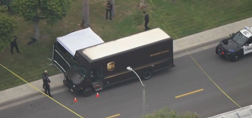 The victim was parked in a UPS truck when the deadly shooting occured (Fox 11)