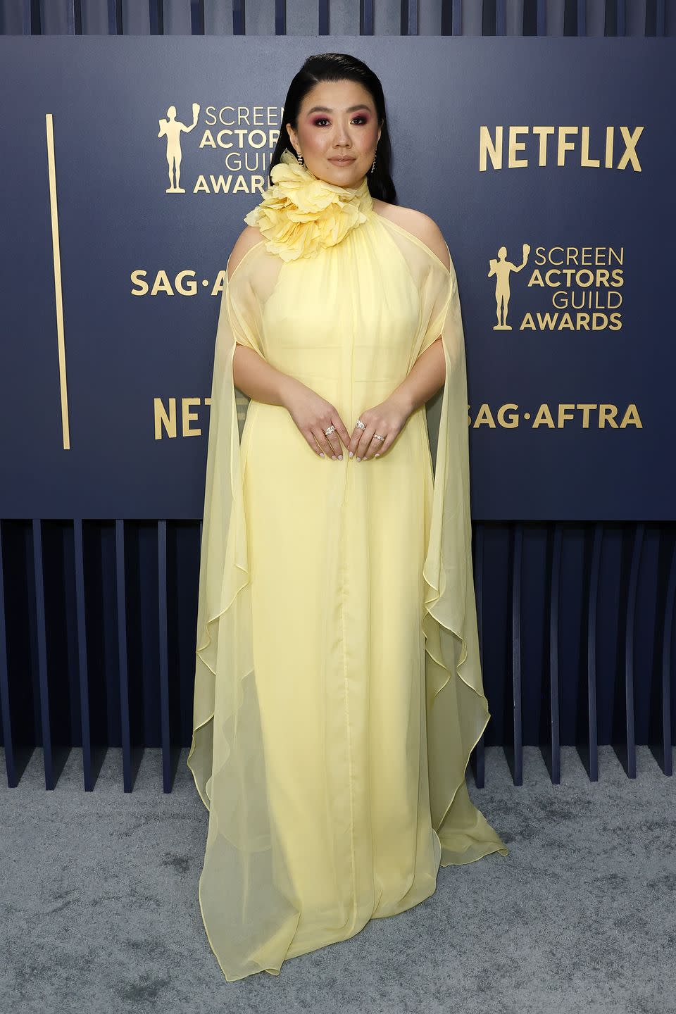 los angeles, california february 24 sherry cola attends the 30th annual screen actors guild awards at shrine auditorium and expo hall on february 24, 2024 in los angeles, california photo by frazer harrisongetty images