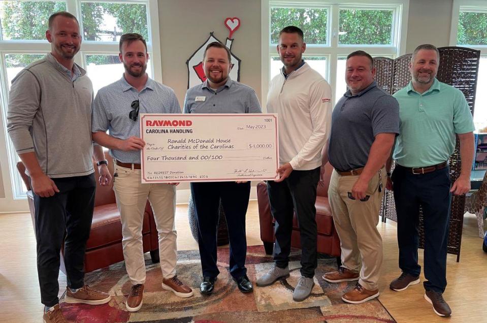 Carolina Handling has made a donation to the Ronald McDonald House.