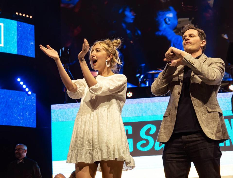 At her first Big Slick in 2019, Kansas City’s own Heidi Gardner of “Saturday Night Live” and Tom Everett Scott (”That Thing You Do”) celebrated the winning $55,000 bid for a Chiefs extravaganza.