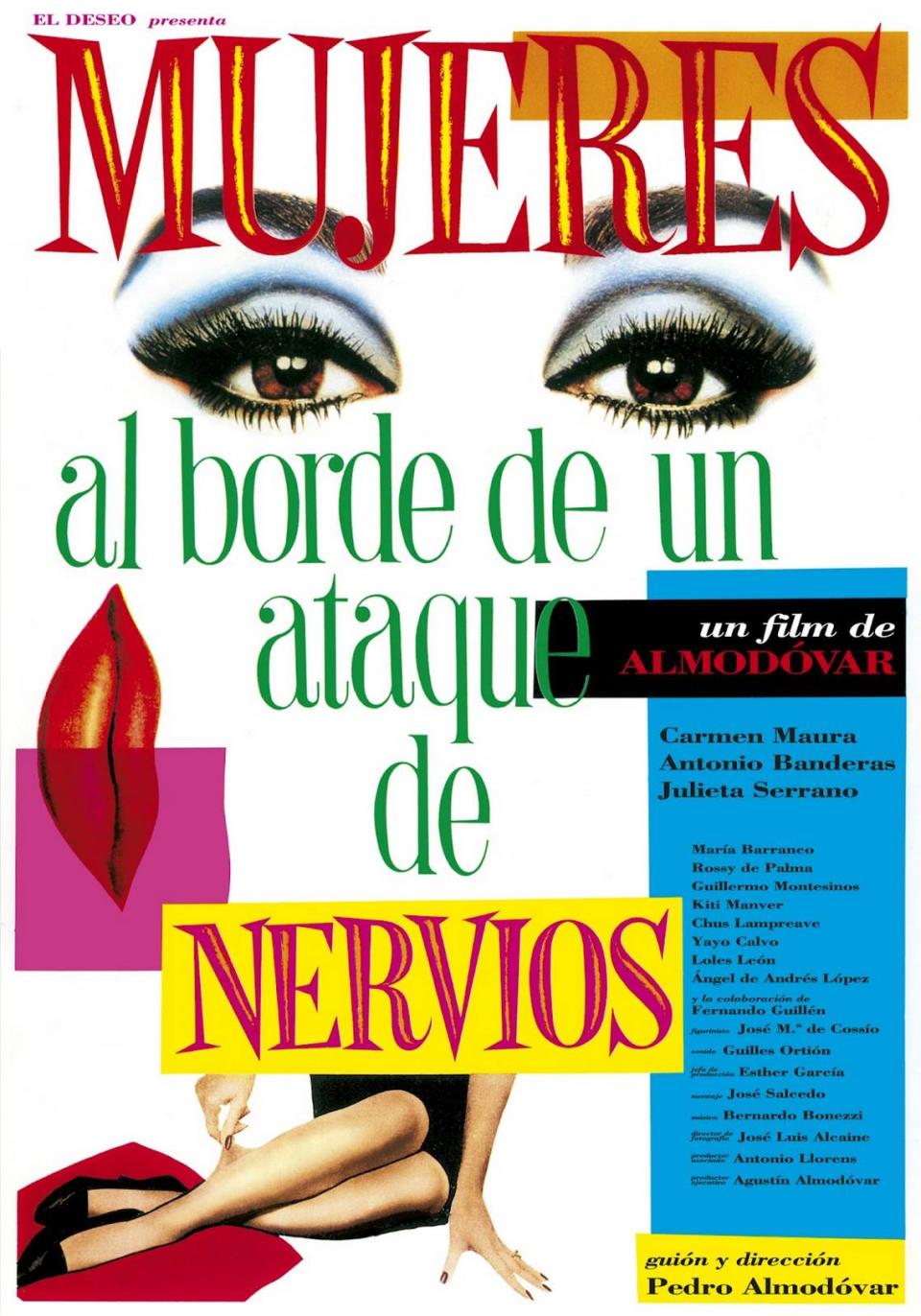 En Coral Gables Art Cinema el filme español ‘Mujeres al borde de un ataque de nervios’ (1988) dirigido por Pedro Almodóvar con las actuaciones de Carmen Maura, Antonio Banderas y Julieta Serrano.