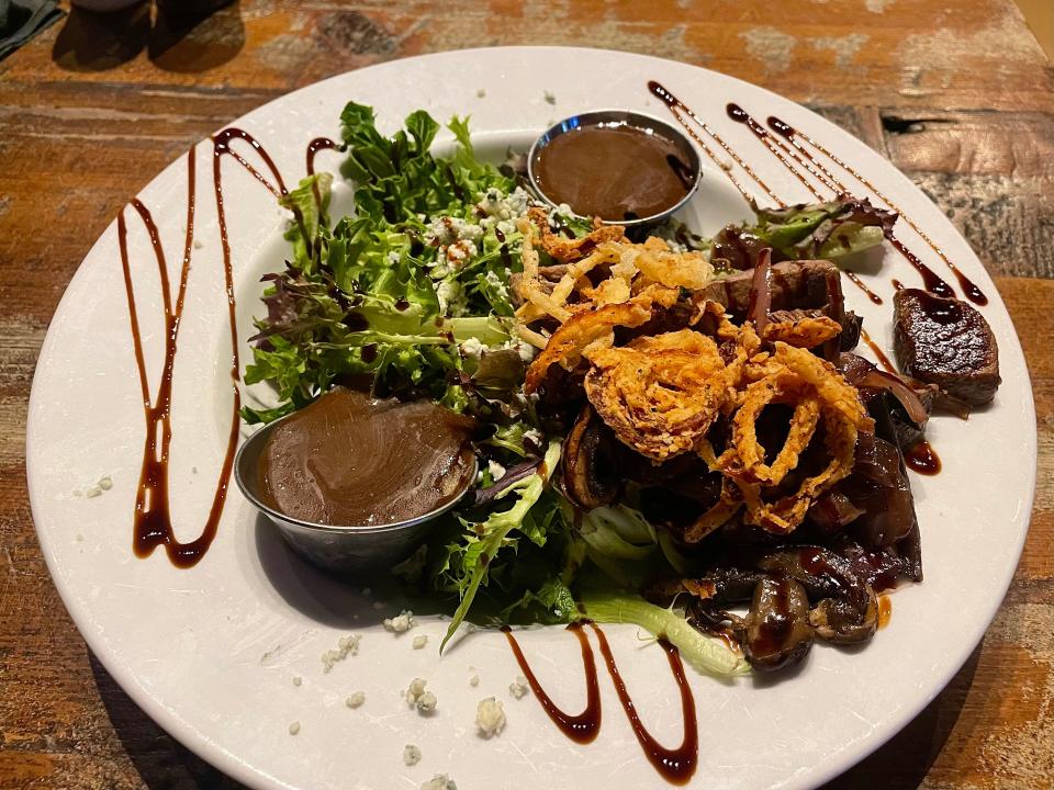 Steakhouse salad from Corkscrew Bar & Grille.