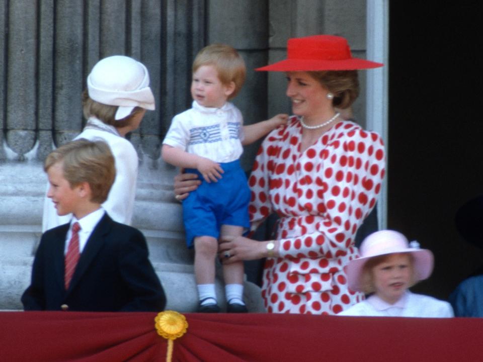 prince harry trooping the color