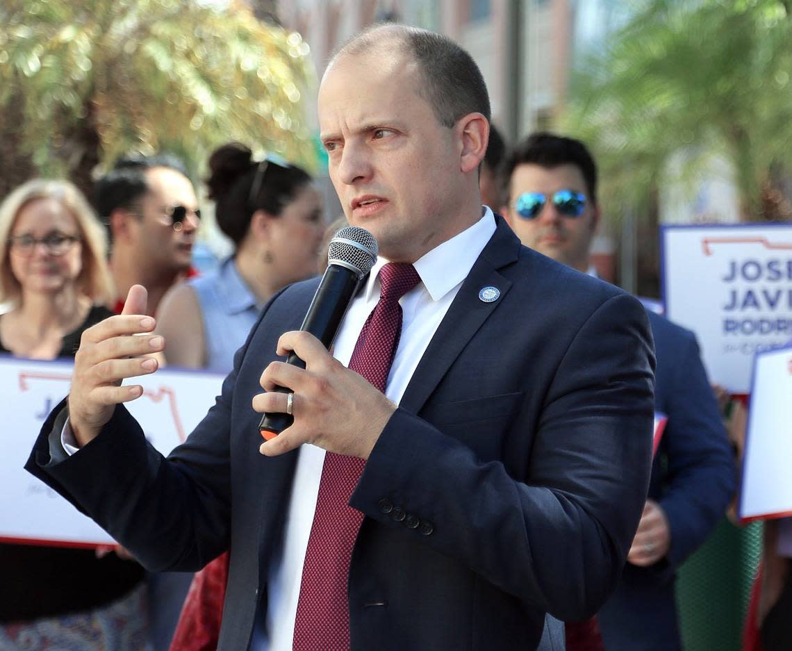 José Javier Rodríguez lost his reelection to the Florida Senate by 32 votes.