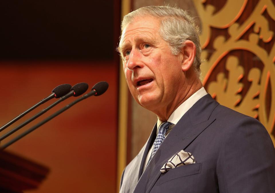 Charles speaking at the Commonwealth Heads of Government Meeting in Sri Lanka (Chris Jackson/PA) (PA Archive)
