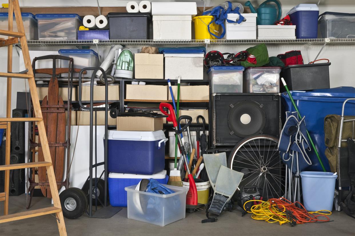 Garage full of items