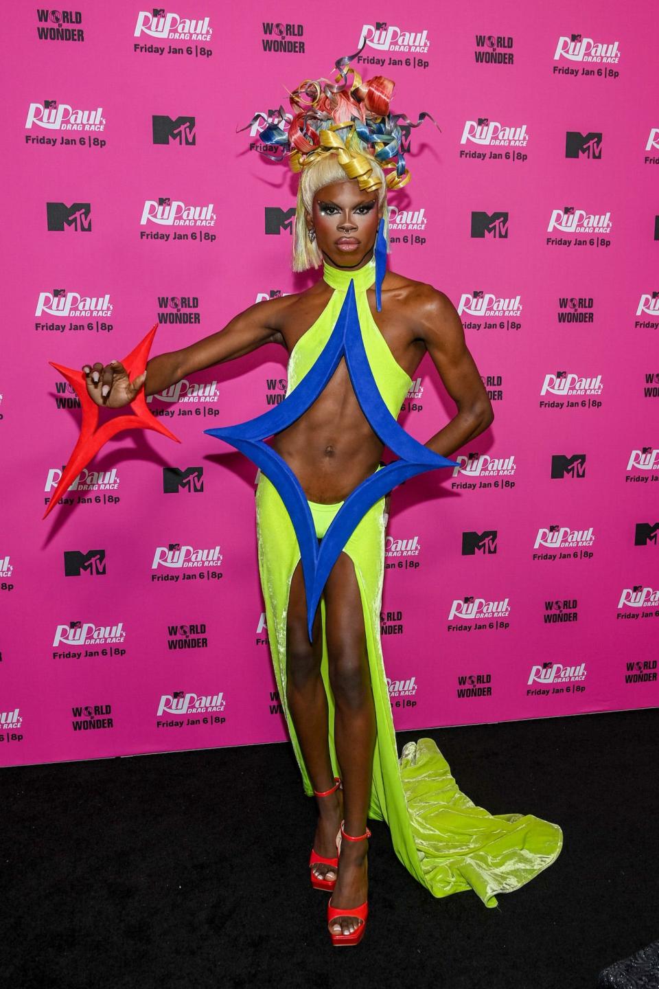 Luxx Noir London at the "RuPaul's Drag Race" season 15 premiere on January 5, 2023.