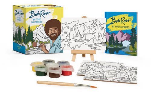 Bob Ross by the Numbers Mini Painting Desk Toy