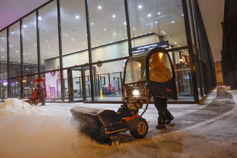 Tormenta; nieve; Chicago; mundo