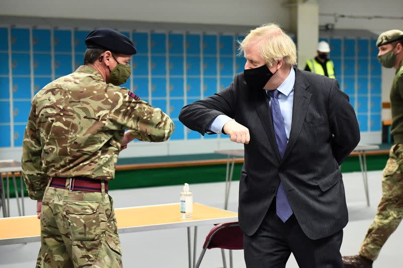 British PM Boris Johnson visits Scotland