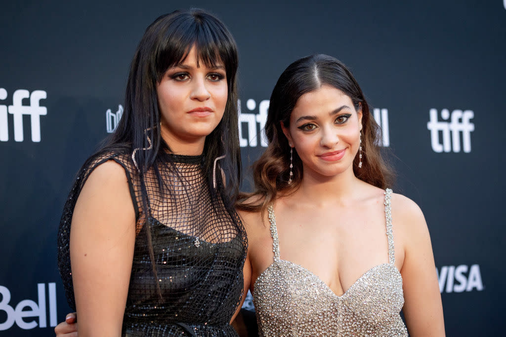 Sara Mardini and Yusra Mardini attend the Opening Night Gala Premiere of "The Swimmers" during the 2022 Toronto International Film Festival at Roy Thomson Hall on Sept. 08, 2022 in Toronto.