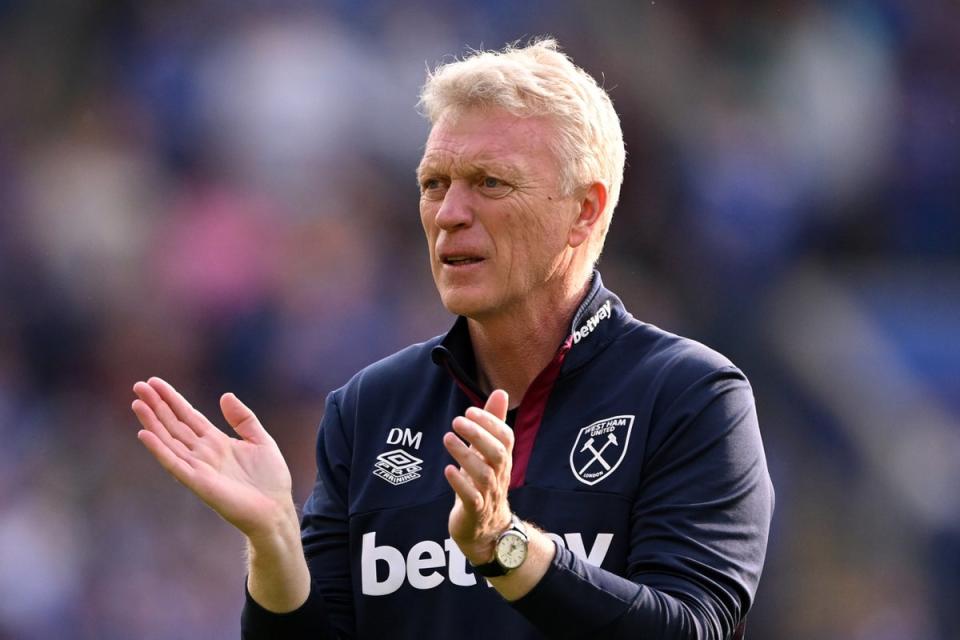 Looking to the future: David Moyes wants to stay at West Ham despite a difficult domestic campaign (Getty Images)