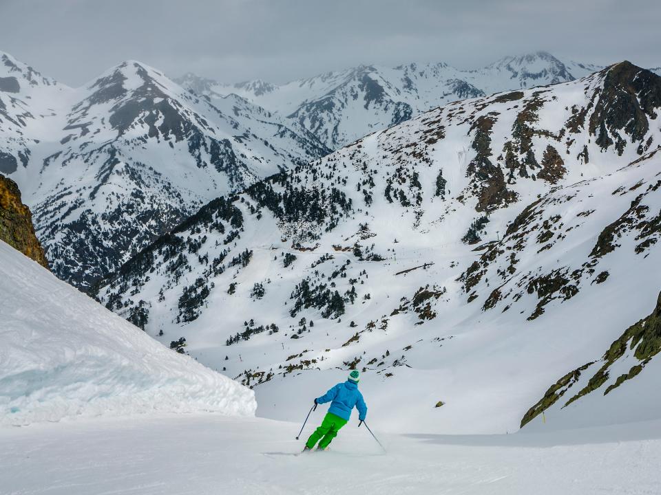 Andorra is a small co-principality located between France and Spain known for its ski resorts.