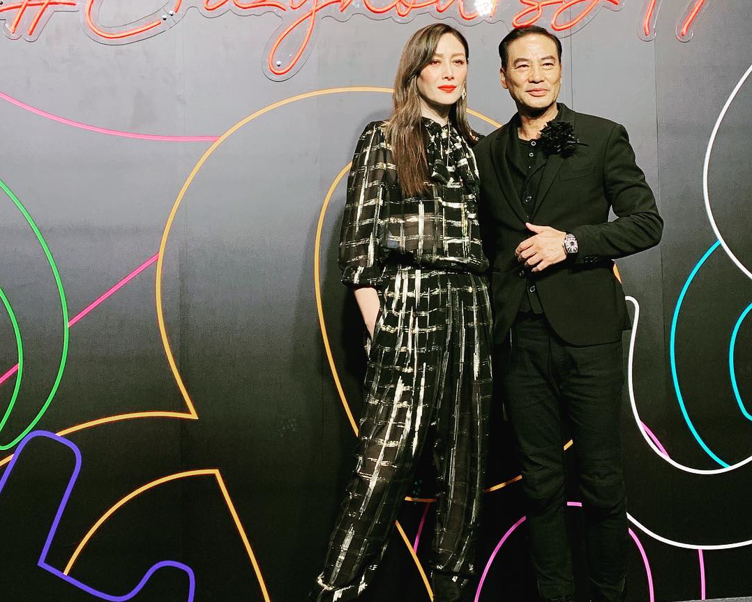 Simon Yam (right) said after he was stabbed, his mind went blank and did not inform his wife Qi Qi  (left) of the incident. ― Picture via of Instagram/ qiqi_qiqi12
