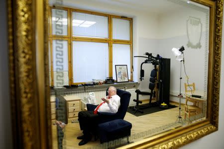 Vladimir Zhirinovsky, leader of the Liberal Democratic Party of Russia, speaks during an interview with Reuters in Moscow, Russia, October 11, 2016. Picture taken October 11, 2016. REUTERS/Maxim Zmeyev