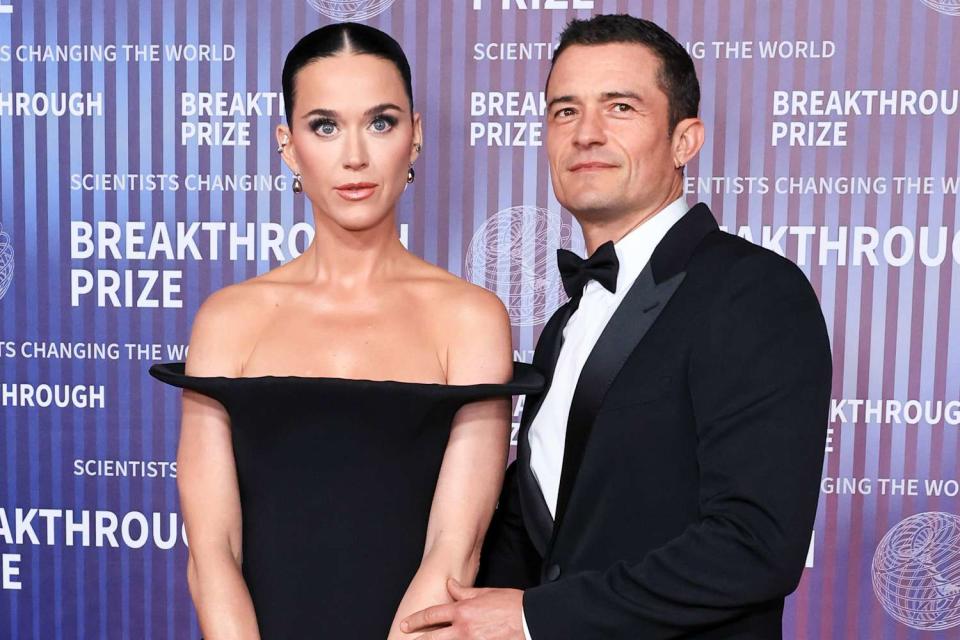 <p> Anna Webber/Variety via Getty </p> Katy Perry and Orlando Bloom attend the 2024 Breakthrough Prize Ceremony in Los Angeles